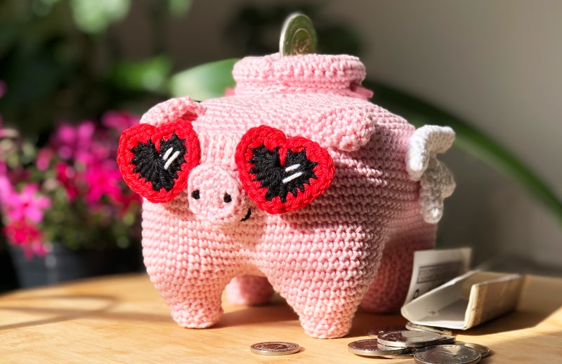 Crochet Piggy Bank