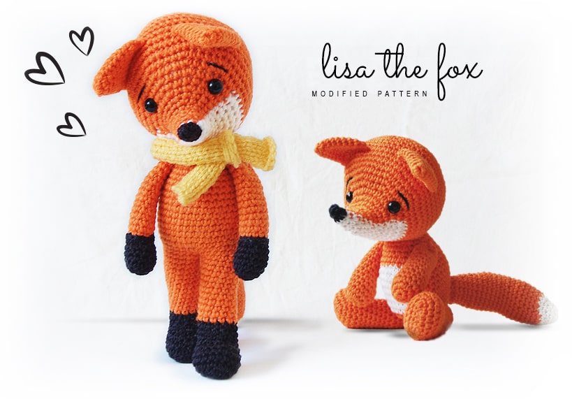 Amigurumi fox Lisa - Modified version