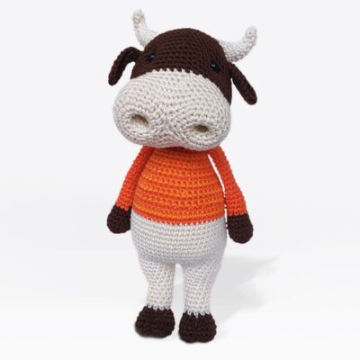 Crochet Bull/Cow Pattern - RIngo the Bull